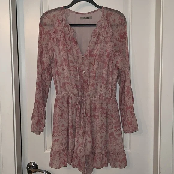 ALLSAINTS | Flora Rosa Romper - Picture 5 of 7
